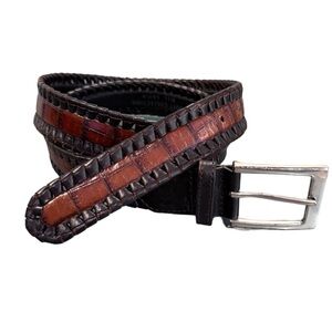 Bill Lavin Fine Leather Belt Soft Collection Sz 34